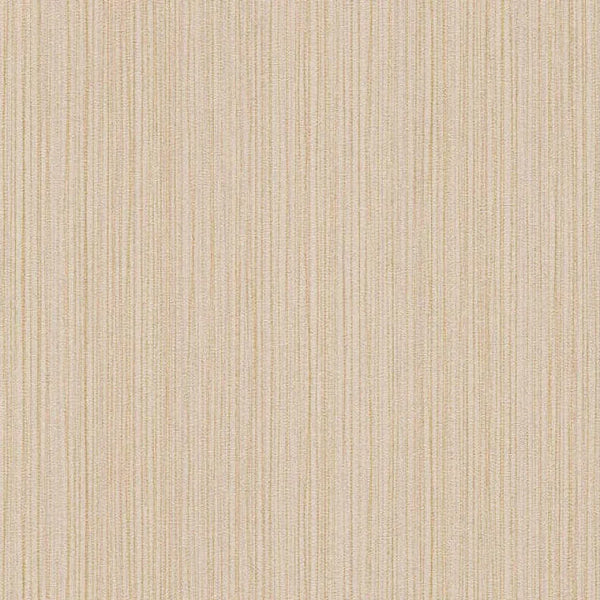 Closeup of a wallpaper showing its Contemporary, Gold, Neutrals, Plain, Stripes pattern, color, and subtle texture.