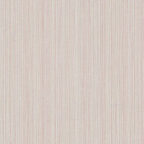 Closeup of a wallpaper showing its Contemporary, Neutrals, Pink, Plain, Stripes pattern, color, and subtle texture.