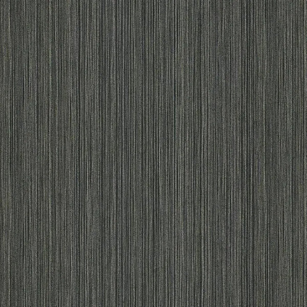 Closeup of a wallpaper showing its Black, Contemporary, Monochrome, Plain, Stripes pattern, color, and subtle texture.