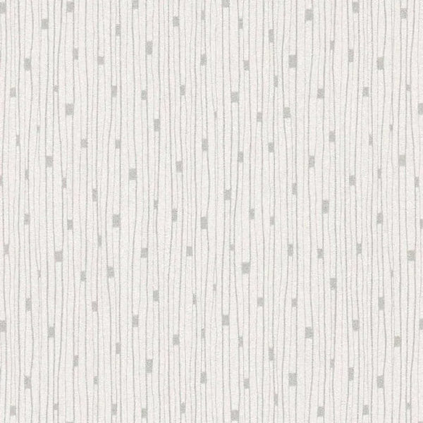Closeup of a wallpaper showing its Contemporary, Cream, Neutrals, Stripes pattern, color, and texture.
