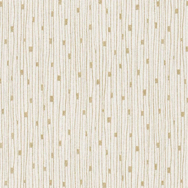 Closeup of a wallpaper showing its Beige, Contemporary, Cream, Neutrals, Stripes pattern, color, and texture.