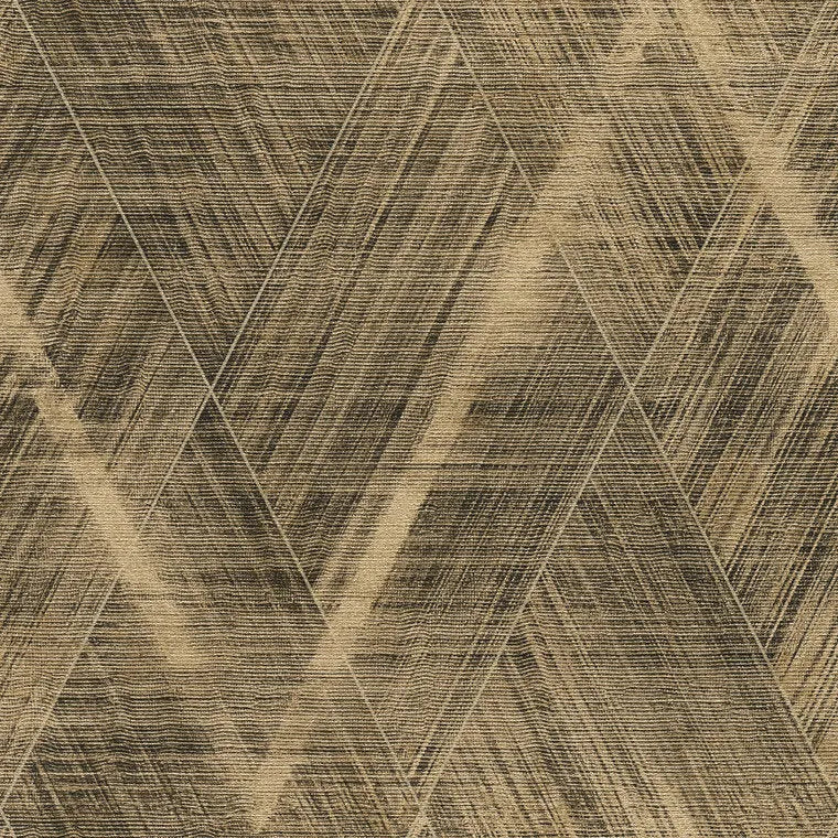 Closeup of a wallpaper showing its Brown, Contemporary, Geometric, Two-tone pattern, color, and texture.