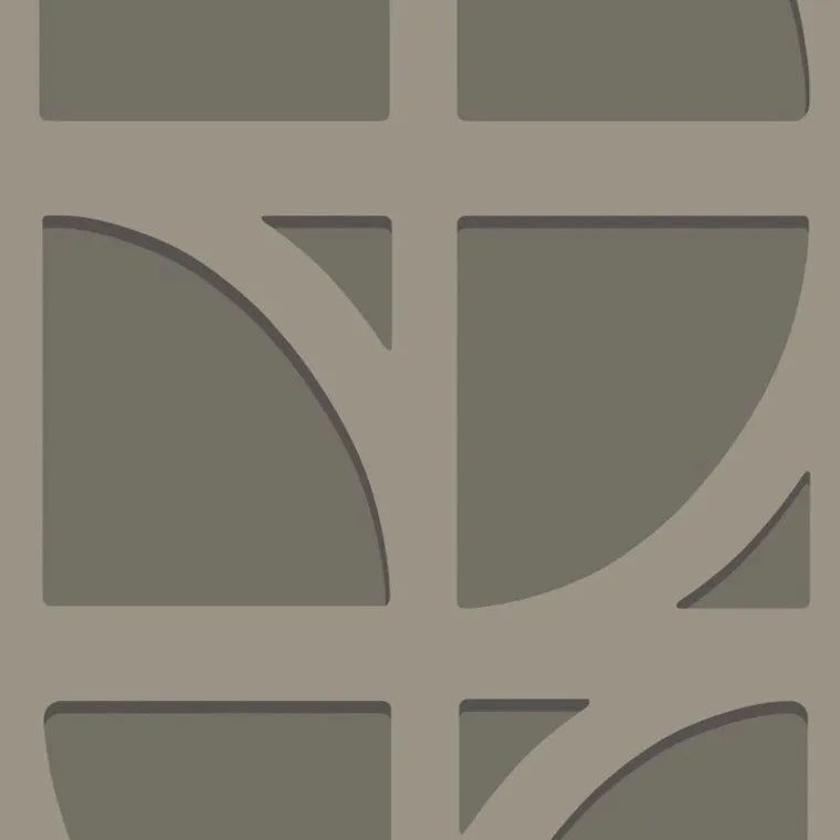 Closeup of a wallpaper showing its Art-Deco, Contemporary, Geometric, Neutrals, Unicolour pattern, color, and subtle texture.