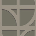 Closeup of a wallpaper showing its Art-Deco, Contemporary, Geometric, Neutrals, Unicolour pattern, color, and subtle texture.