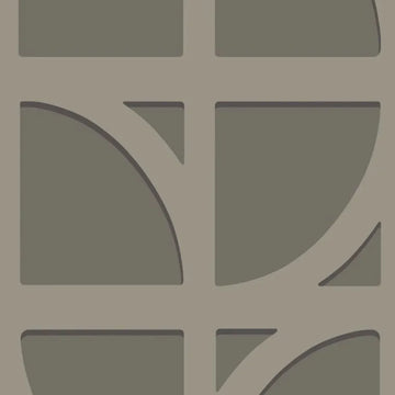 Closeup of a wallpaper showing its Art-Deco, Contemporary, Geometric, Neutrals, Unicolour pattern, color, and subtle texture.