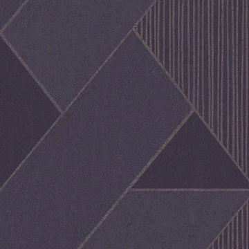 Closeup of a wallpaper showing its Art-Deco, Contemporary, Dramatic, Geometric pattern, color, and subtle texture.