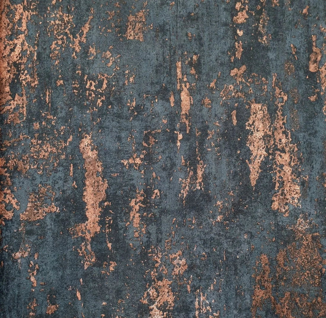 Closeup of a wallpaper showing its Brown, Concrete, Contemporary, Embossed, Metallic, Textures pattern, color, and subtle texture.