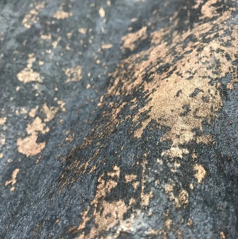 Closeup of a wallpaper showing its Brown, Concrete, Contemporary, Embossed, Metallic, Textures pattern, color, and subtle texture.