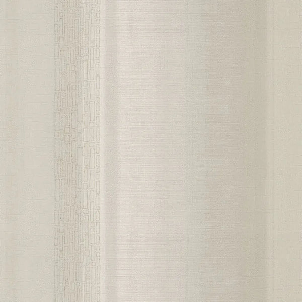 Closeup of a wallpaper showing its Contemporary, Neutrals, Stripes, Two-tone pattern, color, and texture.