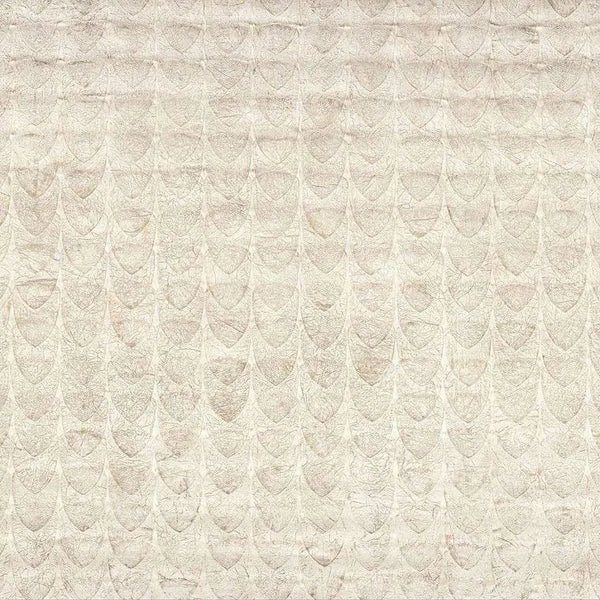 Closeup of a wallpaper showing its Art-Deco, Contemporary, Geometric, Neutrals pattern, color, and subtle texture.