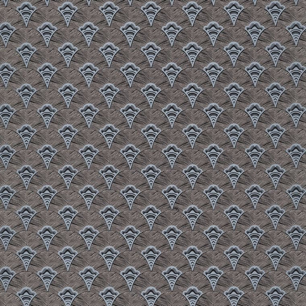 Closeup of a wallpaper showing its Art-Deco, Contemporary, Geometric pattern, color, and subtle texture.
