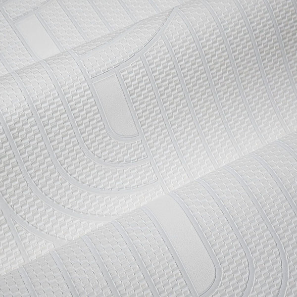 Close-up of a textured cream wallpaper