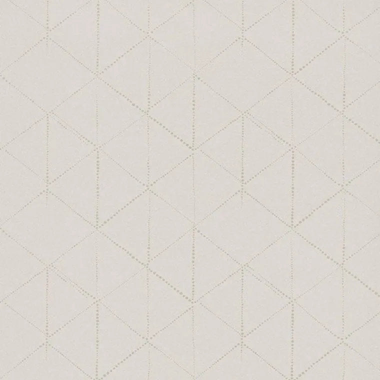 Closeup of a wallpaper showing its Contemporary, Geometric, Neutrals, Unicolour pattern, color, and subtle texture.