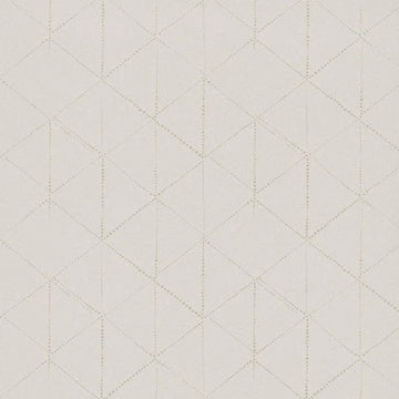 Closeup of a wallpaper showing its Contemporary, Geometric, Neutrals, Unicolour pattern, color, and subtle texture.