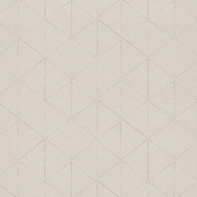 Closeup of a wallpaper showing its Contemporary, Geometric, Neutrals, Unicolour pattern, color, and subtle texture.