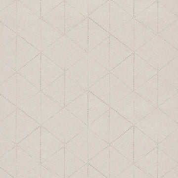 Closeup of a wallpaper showing its Contemporary, Geometric, Neutrals, Unicolour pattern, color, and subtle texture.