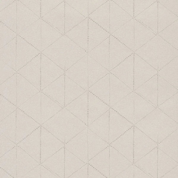Closeup of a wallpaper showing its Contemporary, Geometric, Neutrals, Unicolour pattern, color, and subtle texture.
