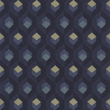 Closeup of a wallpaper showing its Contemporary, Dramatic, Geometric, Two-tone pattern, color, and subtle texture.