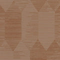 Closeup of a wallpaper showing its Art-Deco, Contemporary, Geometric, Two-tone pattern, color, and subtle texture.