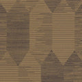 Closeup of a wallpaper showing its Art-Deco, Contemporary, Geometric, Two-tone pattern, color, and subtle texture.