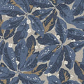 Closeup of a wallpaper showing its Contemporary, Floral, Nature, Two-tone pattern, color, and subtle texture.