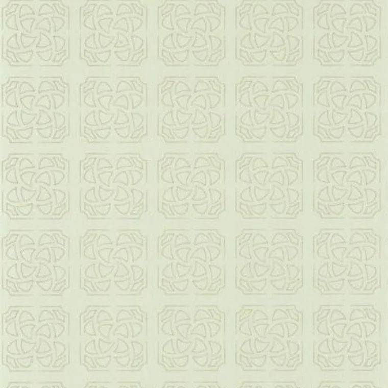 Closeup of a wallpaper showing its Art-Deco, Contemporary, Geometric, Pastels, Unicolour pattern, color, and subtle texture.