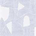 Closeup of a wallpaper showing its Contemporary, Geometric, Two-tone pattern, color, and subtle texture.