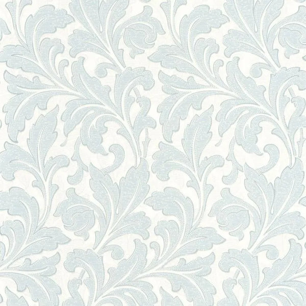 Closeup of a wallpaper showing its Floral, Pastels, Two-tone pattern, color, and subtle texture.