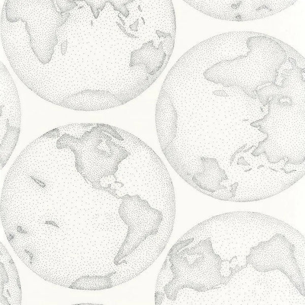 Closeup of a wallpaper showing its Monochrome, Nature pattern, color, and subtle texture.