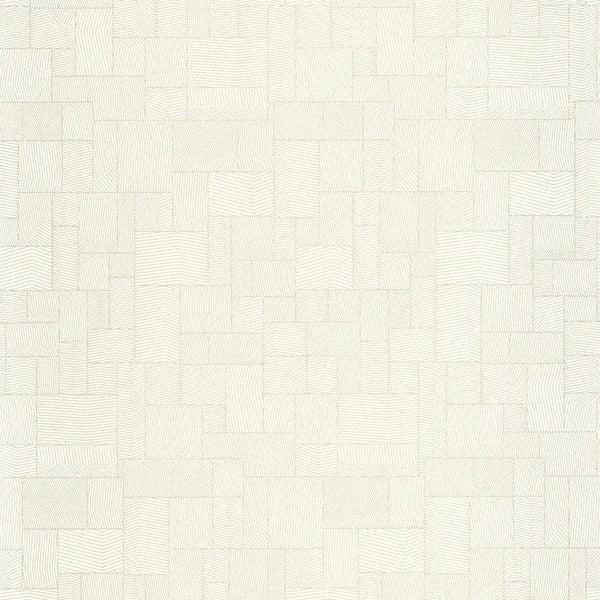 Closeup of a wallpaper showing its Contemporary, Geometric, Neutrals, Unicolour pattern, color, and subtle texture.