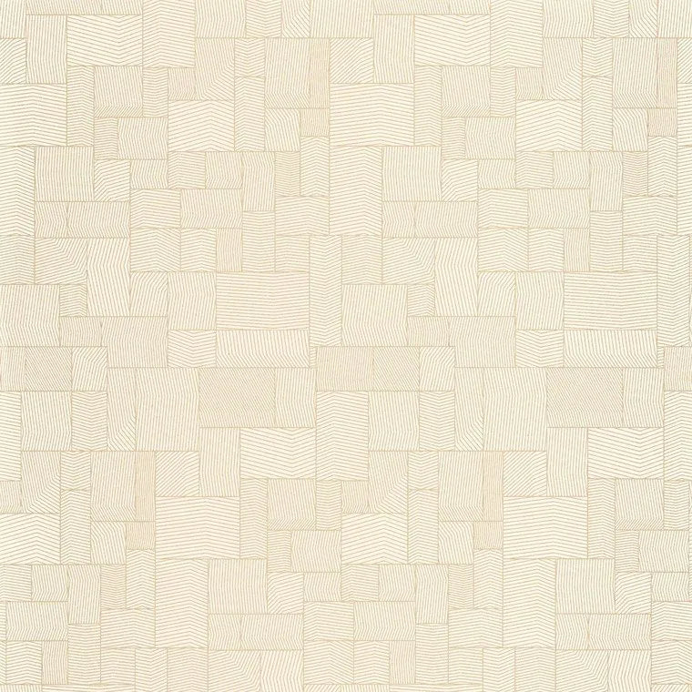 Closeup of a wallpaper showing its Contemporary, Geometric, Neutrals, Unicolour pattern, color, and subtle texture.