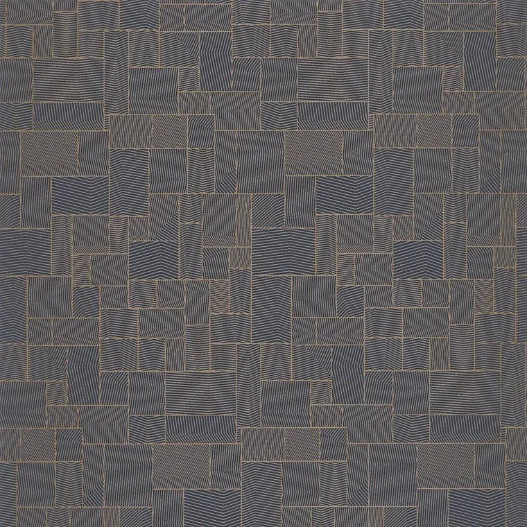 Closeup of a wallpaper showing its Contemporary, Geometric, Unicolour pattern, color, and subtle texture.