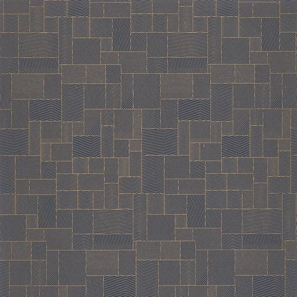 Closeup of a wallpaper showing its Contemporary, Geometric, Unicolour pattern, color, and subtle texture.