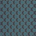 Closeup of a wallpaper showing its Art-Deco, Contemporary, Dramatic, Geometric, Two-tone pattern, color, and subtle texture.