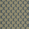 Closeup of a wallpaper showing its Art-Deco, Contemporary, Dramatic, Geometric, Two-tone pattern, color, and subtle texture.