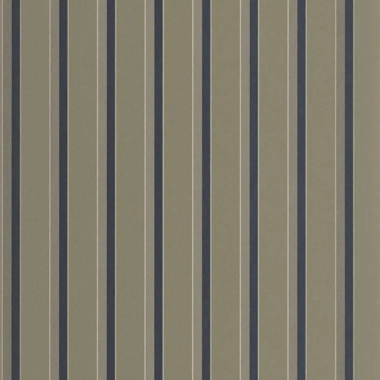 Closeup of a wallpaper showing its Contemporary, Stripes, Two-tone pattern, color, and subtle texture.