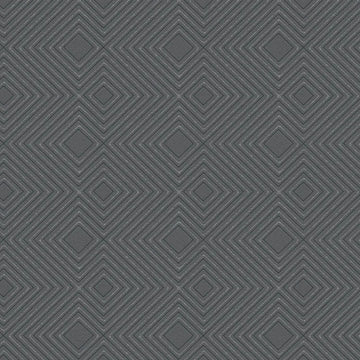 Closeup of a wallpaper showing its Black, Contemporary, Geometric, Monochrome, Plain pattern, color, and subtle texture.