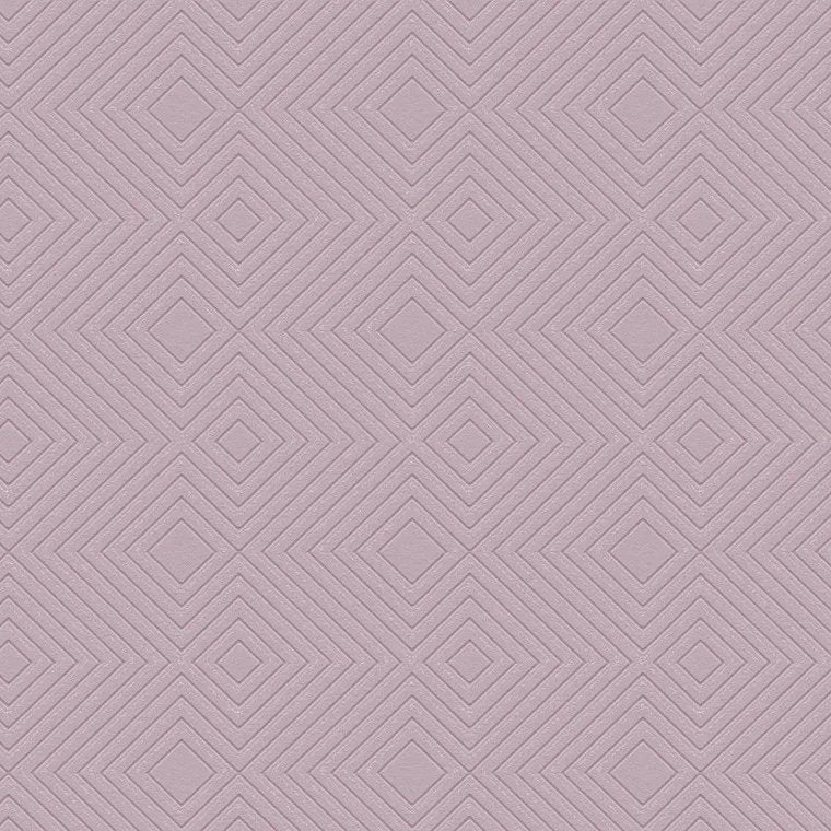 Closeup of a wallpaper showing its Contemporary, Geometric, Pink, Plain pattern, color, and subtle texture.