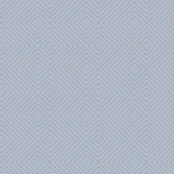 Closeup of a wallpaper showing its Blue, Contemporary, Geometric, Plain pattern, color, and subtle texture.