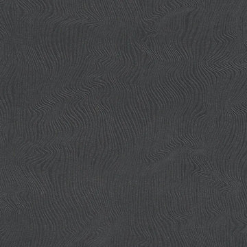 Closeup of a wallpaper showing its Black, Contemporary, Plain, Waves pattern, color, and texture.