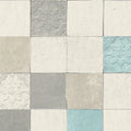 Closeup of a wallpaper showing its Contemporary, Cream, Geometric, Multicolour, Neutrals, Tiles pattern, color, and texture.