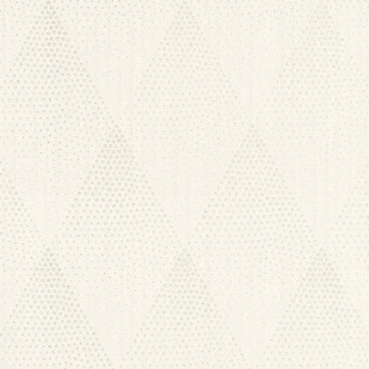 Closeup of a wallpaper showing its Contemporary, Dramatic, Geometric, Two-tone pattern, color, and texture.