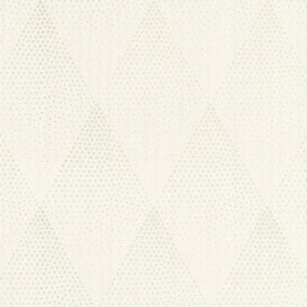 Closeup of a wallpaper showing its Contemporary, Dramatic, Geometric, Two-tone pattern, color, and texture.