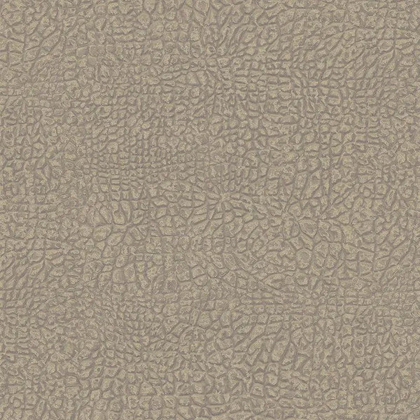 Wallpaper installed in a room showing its full pattern, color