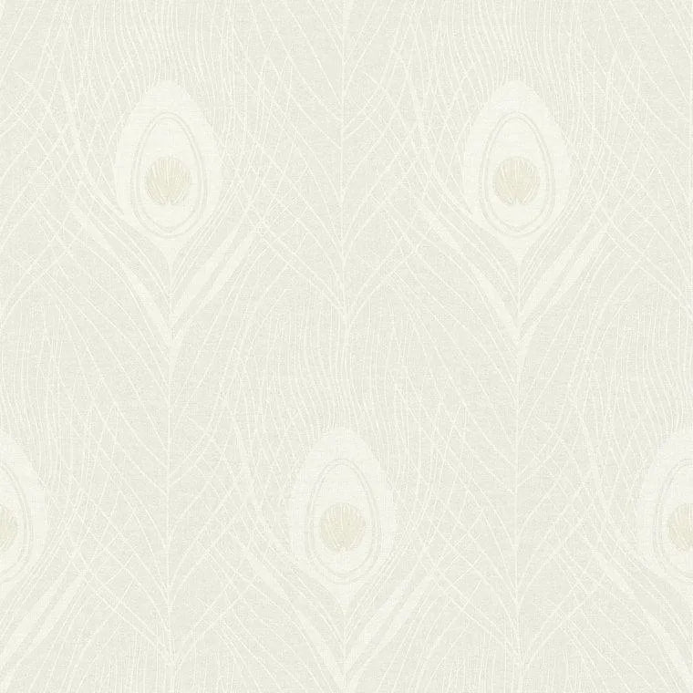 Closeup of a wallpaper showing its Contemporary, Floral, Neutrals, Two-tone, Unicolour pattern, color, and texture.