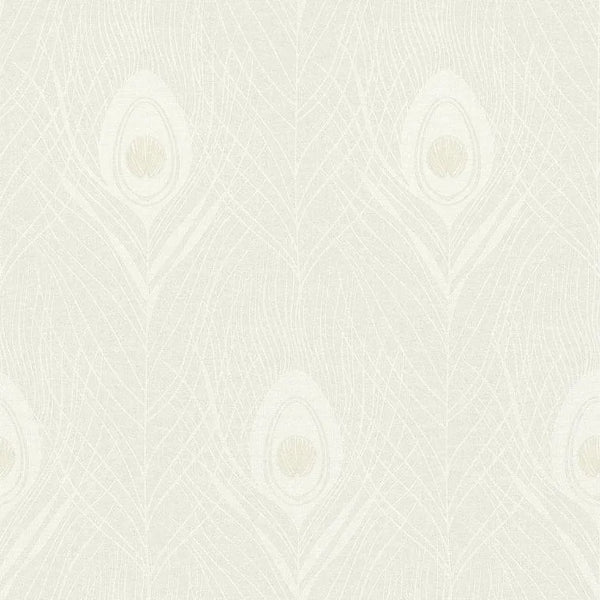 Closeup of a wallpaper showing its Contemporary, Floral, Neutrals, Two-tone, Unicolour pattern, color, and texture.