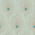 Closeup of a wallpaper showing its Contemporary, Floral, Neutrals, Two-tone pattern, color, and texture.