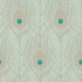 Closeup of a wallpaper showing its Contemporary, Floral, Neutrals, Two-tone pattern, color, and texture.