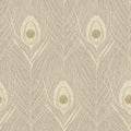 Closeup of a wallpaper showing its Contemporary, Floral, Neutrals, Two-tone pattern, color, and texture.