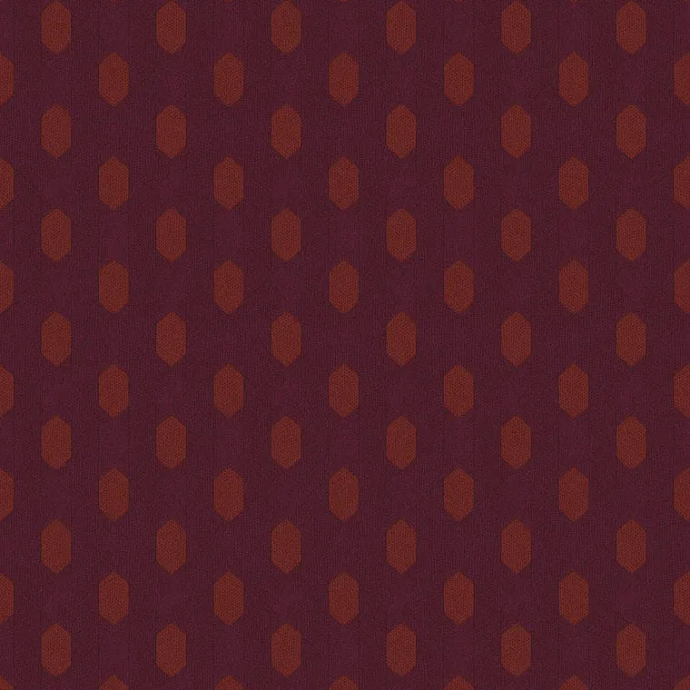 Closeup of a wallpaper showing its Circles, Contemporary, Geometric, Two-tone pattern, color, and texture.